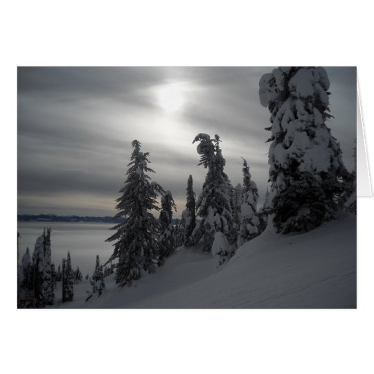 Snowy Days Winter Scene Card