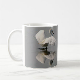 Snowy Egret Bird Dance Wildlife Animals Mug
