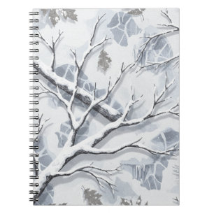 Snowy Environments Camouflage Notebook