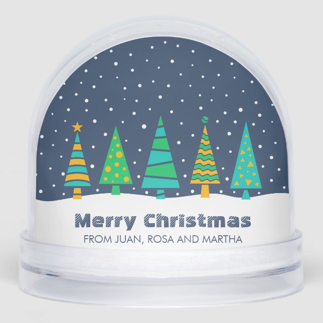 Snowy Fir Trees Snow Globe (Avant)