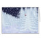 Snowy Firs with Red Bird