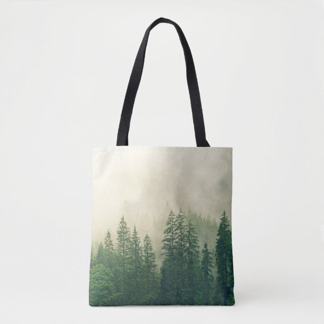 Snowy Forest Freshness Versatile Accessory  Tote Bag (Front)