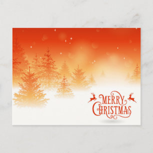 Snowy Forest Postcard