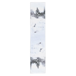 Snowy Forest Table Runner