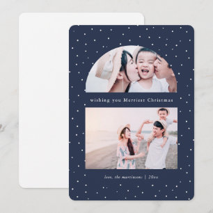 Snowy Globe Photo Christmas Holiday Card
