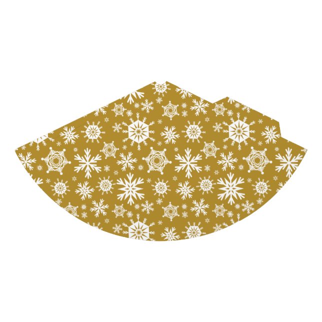 Snowy Gold Party Hat (Front)