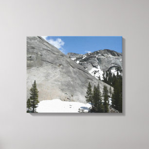 Snowy Granite Domes I at Yosemite National Park Canvas Print