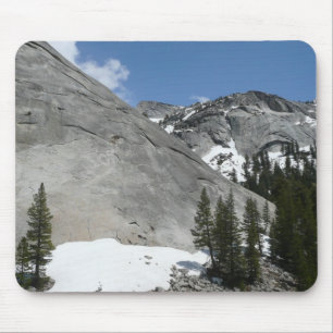 Snowy Granite Domes I at Yosemite National Park Mouse Pad