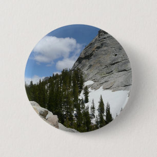 Snowy Granite Domes II Yosemite National Park 2 Inch Round Button