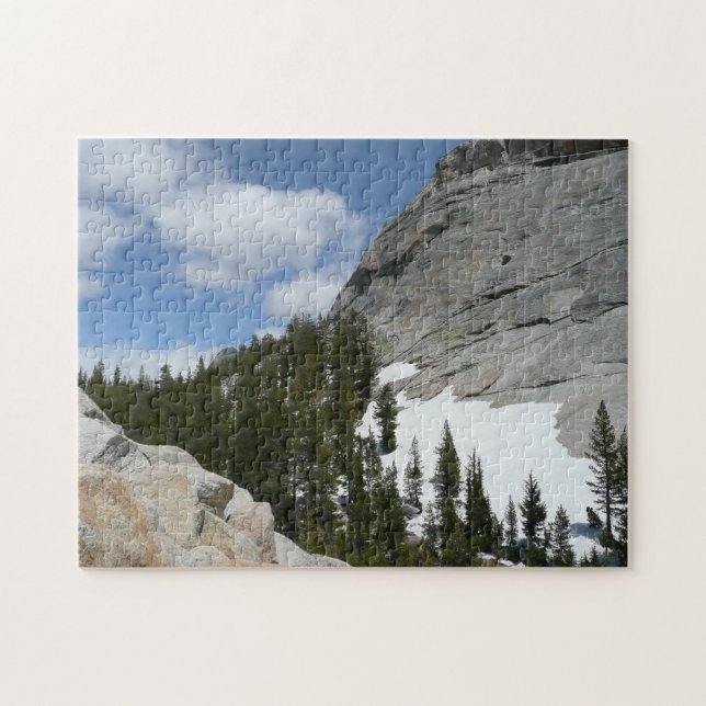 Snowy Granite Domes II Yosemite National Park Jigsaw Puzzle (Horizontal)