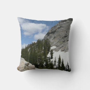 Snowy Granite Domes II Yosemite National Park Throw Pillow