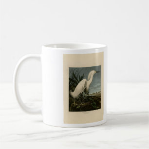 Snowy Heron (Egret) - Audubon's Birds of America Coffee Mug