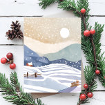 Snowy Hillside | Watercolor Winter Postcard<br><div class="desc">Snowy Hillside | Watercolor Winter Design!</div>