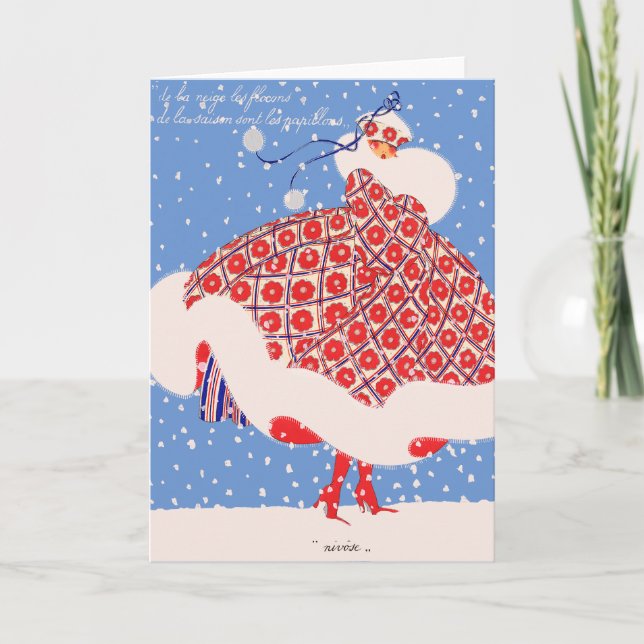 Snowy Holiday Card (Front)