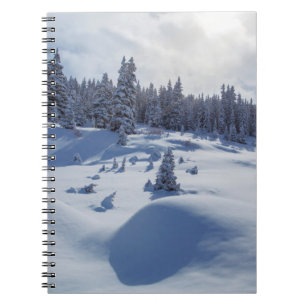 Snowy Landscape Notebook