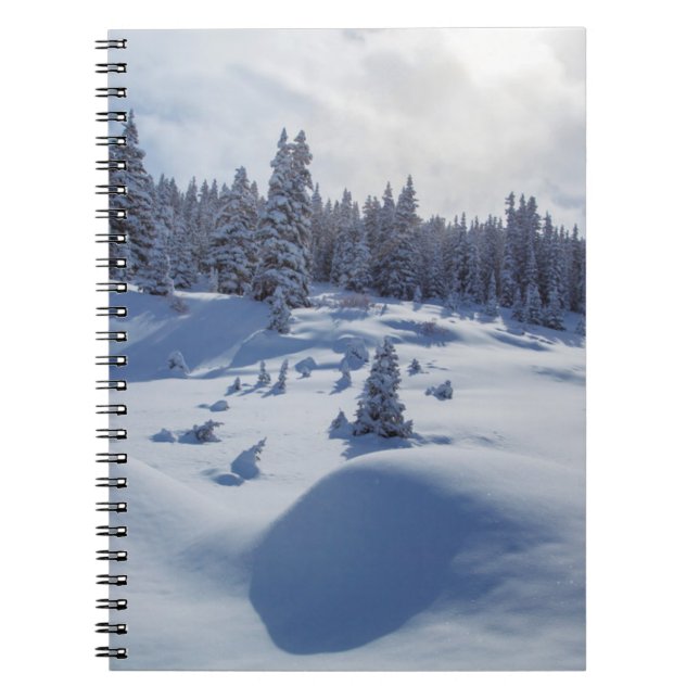 Snowy Landscape Notebook (Front)