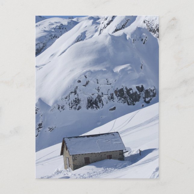 snowy landscape postcard (Front)