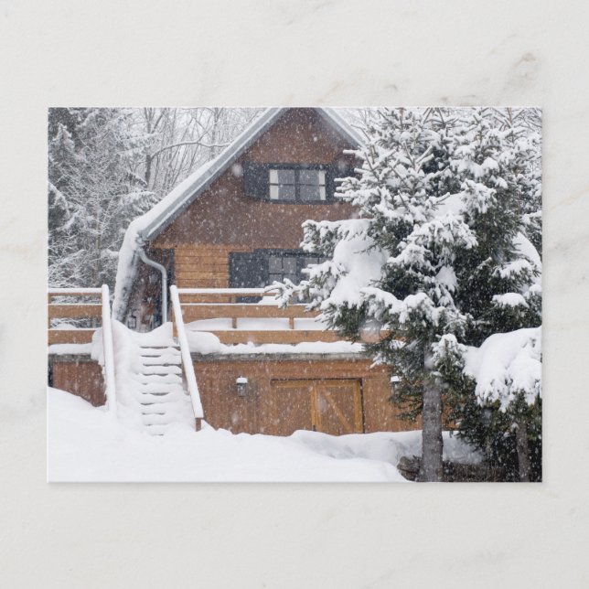 snowy landscape postcard (Front)