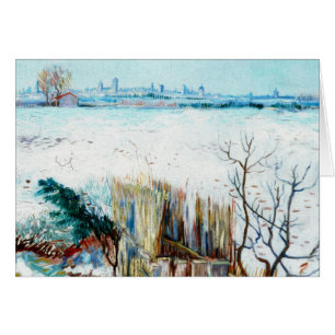 Snowy Landscape with Arles by Vincent van Gogh