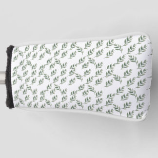 snowy ☃ leaves golf head cover
