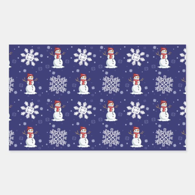 Snowy Men Sticker (Front)