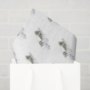 Snowy Mountain Christmas Tissue Paper