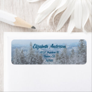 Snowy Mountain Forest Wedding