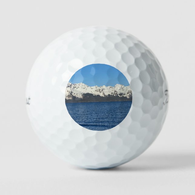 Snowy Mountain Golf Ball (Front)