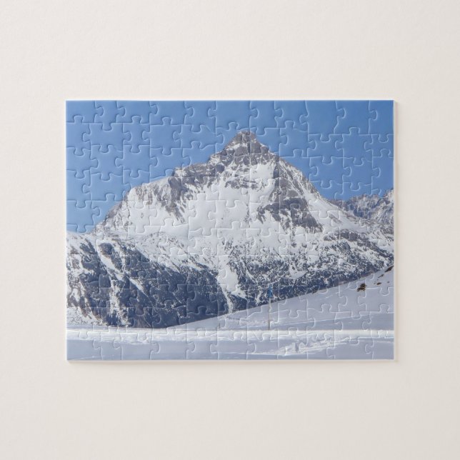 Snowy Mountain in the Austrian Alps - Puzzle (Horizontal)