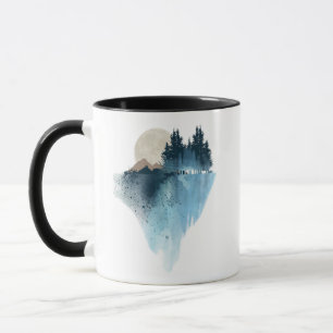Snowy Mountain Landscape Mug