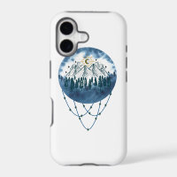 Snowy Mountain Pine Tree Nature Adventure Outdoor
