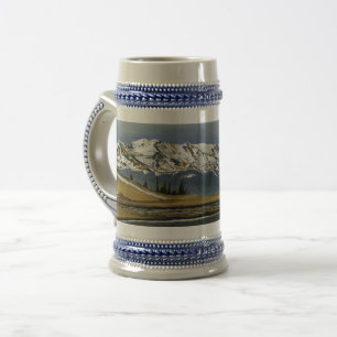 Snowy Mountains in Colorado Beer Stein