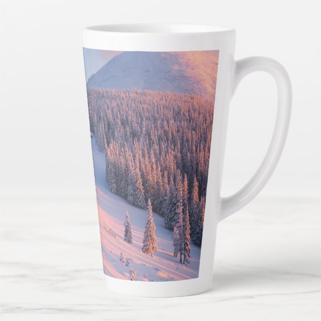 Snowy Mountains Latte Mug (Right)