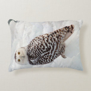Snowy Owl accent pillow