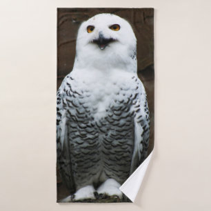 Snowy Owl btcna Bath Towel Set