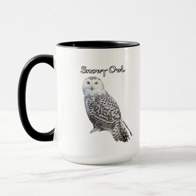 Snowy Owl Coffee Mug (Left)