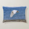 Snowy Owl in Flight Accent Pillow