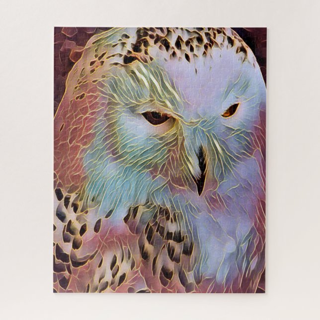 SNOWY OWL JIGSAW PUZZLE (Vertical)