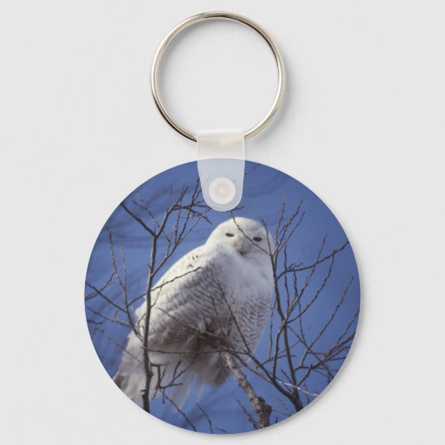 Snowy Owl Keychain (Front)