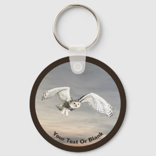Snowy Owl Keychain