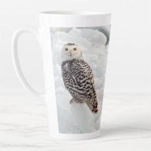 Snowy Owl latte mug