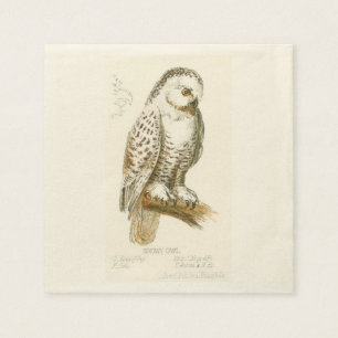 Snowy Owl Napkin