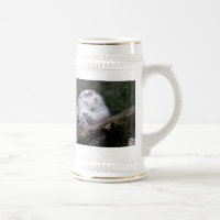Snowy Owl Pair Woodland Wildlife Art