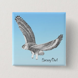 Snowy Owl Pin
