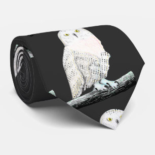 Snowy Owl Tie