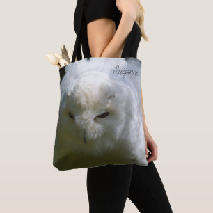 Snowy Owl Tote Bag