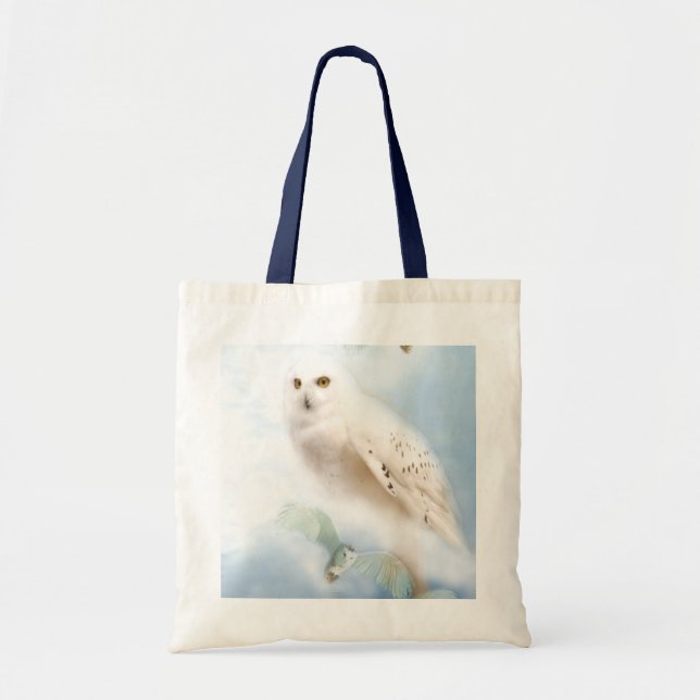 Snowy Owl Tote Bag (Front)