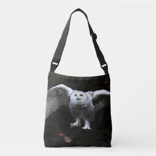 Snowy Owl With Open Wings bagcbbcn Crossbody Bag
