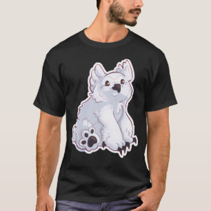 Snowy Owlbear Cub - Sitting  T-Shirt