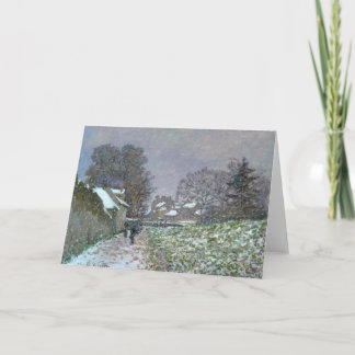 Snowy Path at Argenteuil Holiday Card